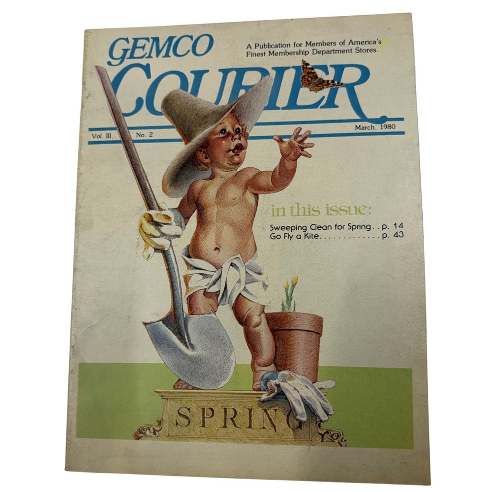 Vintage GEMCO Courier Magazine March 1980 Vol III No 2 Spring Issue Collectible